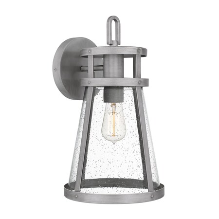 Quoizel Barber Outdoor Wall 1 Light Antique Brushed Alu BAB8409ABA